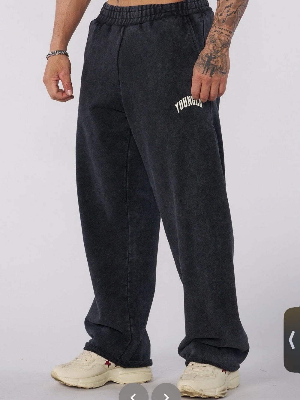 YoungLA Men's - New Wave Baggy Sweats - Picture 1 of 5